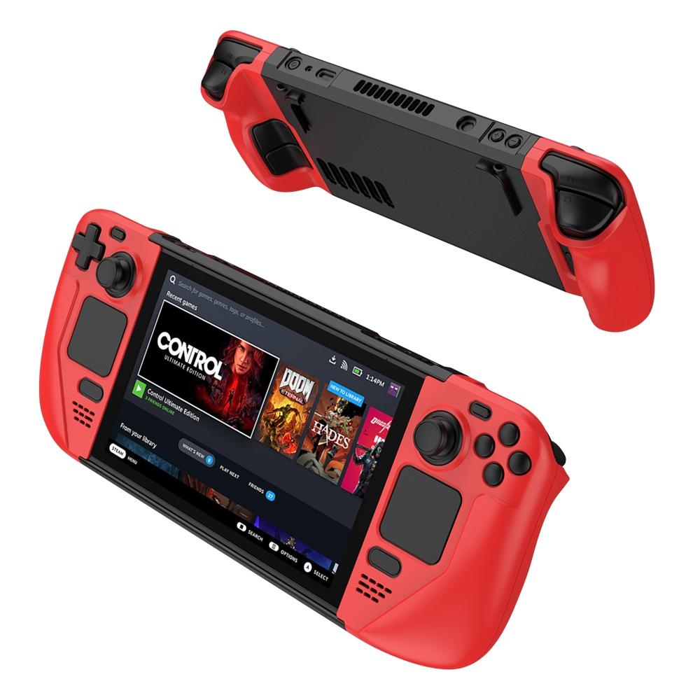 Anti-fall Game Console Case with Contrast Design - Black