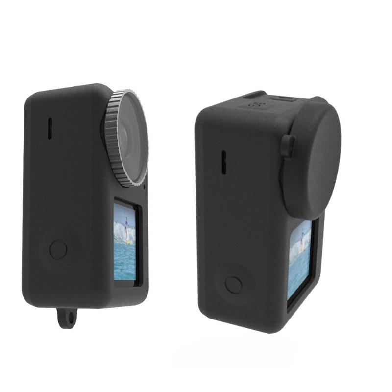 Protective Silicone Case with Lens Cap for Dji Action 3 - Black