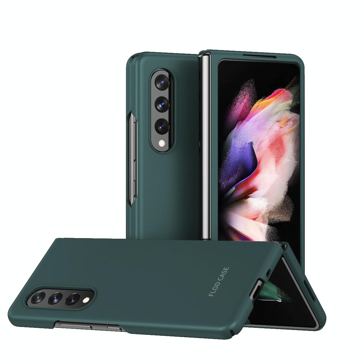 For Samsung Galaxy Z Fold4 5G Foldable Shockproof Phone Case - Blue