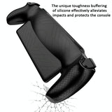 Protective Cover for Sony Ps Portal Game Console - All-inclusive Oil Spray Case - Black - 45-Degree Angle