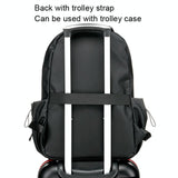 Versatile Double Laptop Backpack for Students and Professionals - Black - 45-Degree Angle