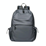 Versatile Double Laptop Backpack for Students and Professionals - Black - Low Angle