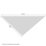 Pet Birthday Saliva Towel Double Cotton Triangle Scarf - Pink - Front View