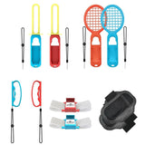 Versatile Grip and Strap Set for Nintendo Switch - 10 in 1 - Front View
