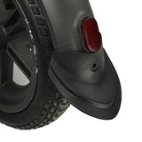 Universal Fishtail Rubber Fender for Xiaomi M365 / M365 Pro Electric Scooter - 1 Pair - Front View