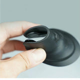 Universal Fishtail Rubber Fender for Xiaomi M365 / M365 Pro Electric Scooter - 1 Pair - Top-Down View