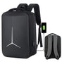 Waterproof Business Laptop Backpack with Usb Port - 15 Inch Capacity - Simplified Black