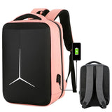 Waterproof Business Laptop Backpack with Usb Port - 15 Inch Capacity - Simplified Black