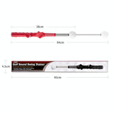 Indoor Golf Swing Practice Stick with Sound Assistant - Black - 45-Degree Angle