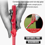Indoor Golf Swing Practice Stick with Sound Assistant - Black - Close-Up Angle