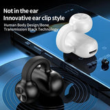 Wireless Single-ear Bluetooth 5.3 Earphone - Z28 - Black Box Packag - Close-Up Angle