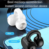 Wireless Single-ear Bluetooth 5.3 Earphone - Z28 - Black Box Packag - Low Angle