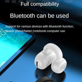 Wireless Single-ear Bluetooth 5.3 Earphone - Z28 - Black Box Packag - Extra Image