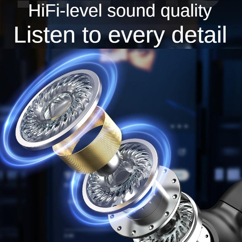 Wireless Single-ear Bluetooth 5.3 Earphone - Z28 - Black Box Packag