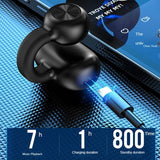 Wireless Single-ear Bluetooth 5.3 Earphone - Z28 - Black Box Packag - Extra Image
