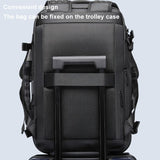 Large Capacity Vacuum Compression Backpack - Top-Down View