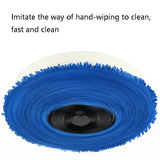 Smart Automatic Sweeping & Mopping Machine - Dry / Wet - Piano Black - 45-Degree Angle