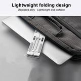 Lenovo Thinkplus Folding Laptop Stand - Silver - Top-Down View