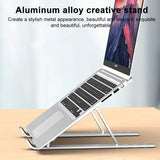 Lenovo Thinkplus Folding Laptop Stand - Silver - Rear View