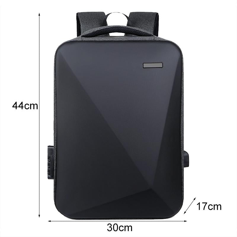 Large Capacity Anti-theft Laptop Backpack with Usb Port - 16 Inch - Black