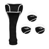 3-in-1 Golf Club Cover Set - No.1 No.3 No.5 - Blue - Top-Down View