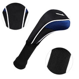 3-in-1 Golf Club Cover Set - No.1 No.3 No.5 - Blue - 45-Degree Angle