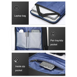 Usb Charging Anti-theft Business Backpack - Black - Close-Up Angle