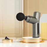 Mini Vibration Massage Gun - Brushless Grey - Rear View