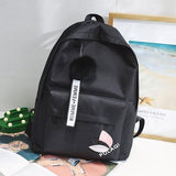 Student Canvas Backpack - Light Grey