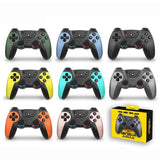 Wireless Bluetooth Game Controller for Switch Pro Pc and Android with Vibration Wake-up - Blue - Side View