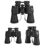 High Power Outdoor Binoculars for Low Light Night Vision - 20x50 - Black - Side View