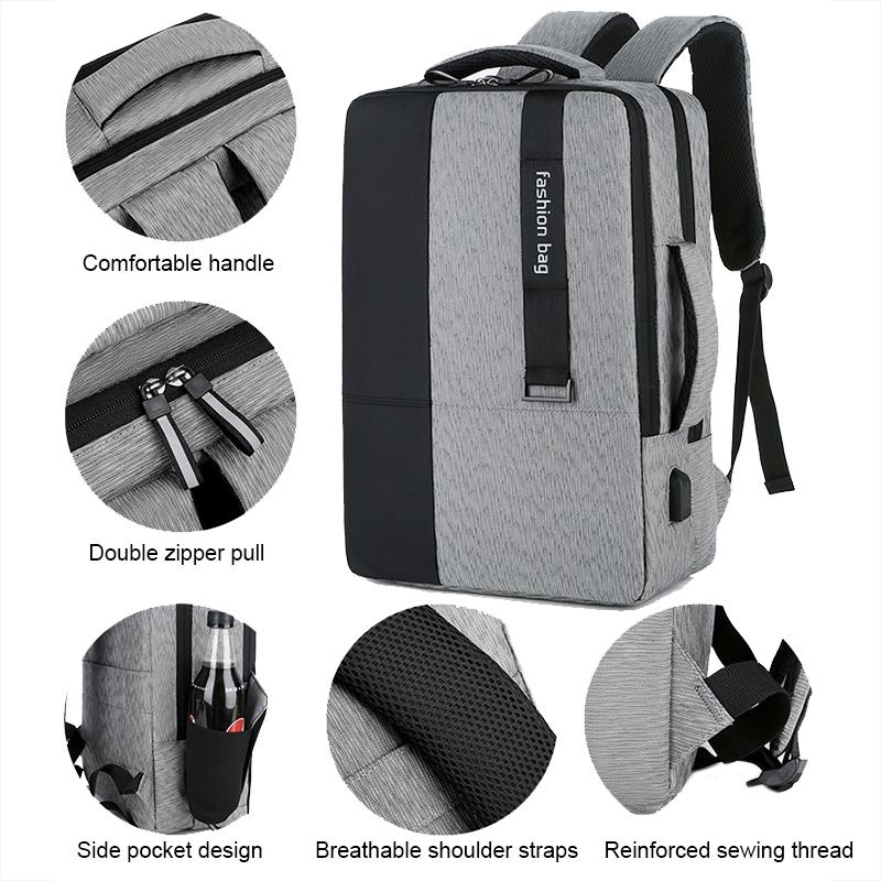 Large-capacity Laptop Backpack with Usb Charging - Ideal for Business Commuters - Red