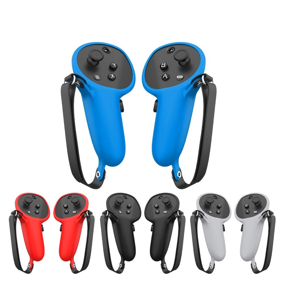 Pair of Silicone Vr Handle Cases for Meta Quest Pro - Black