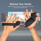 Pair of Silicone Vr Handle Cases for Meta Quest Pro - Black - Rear View