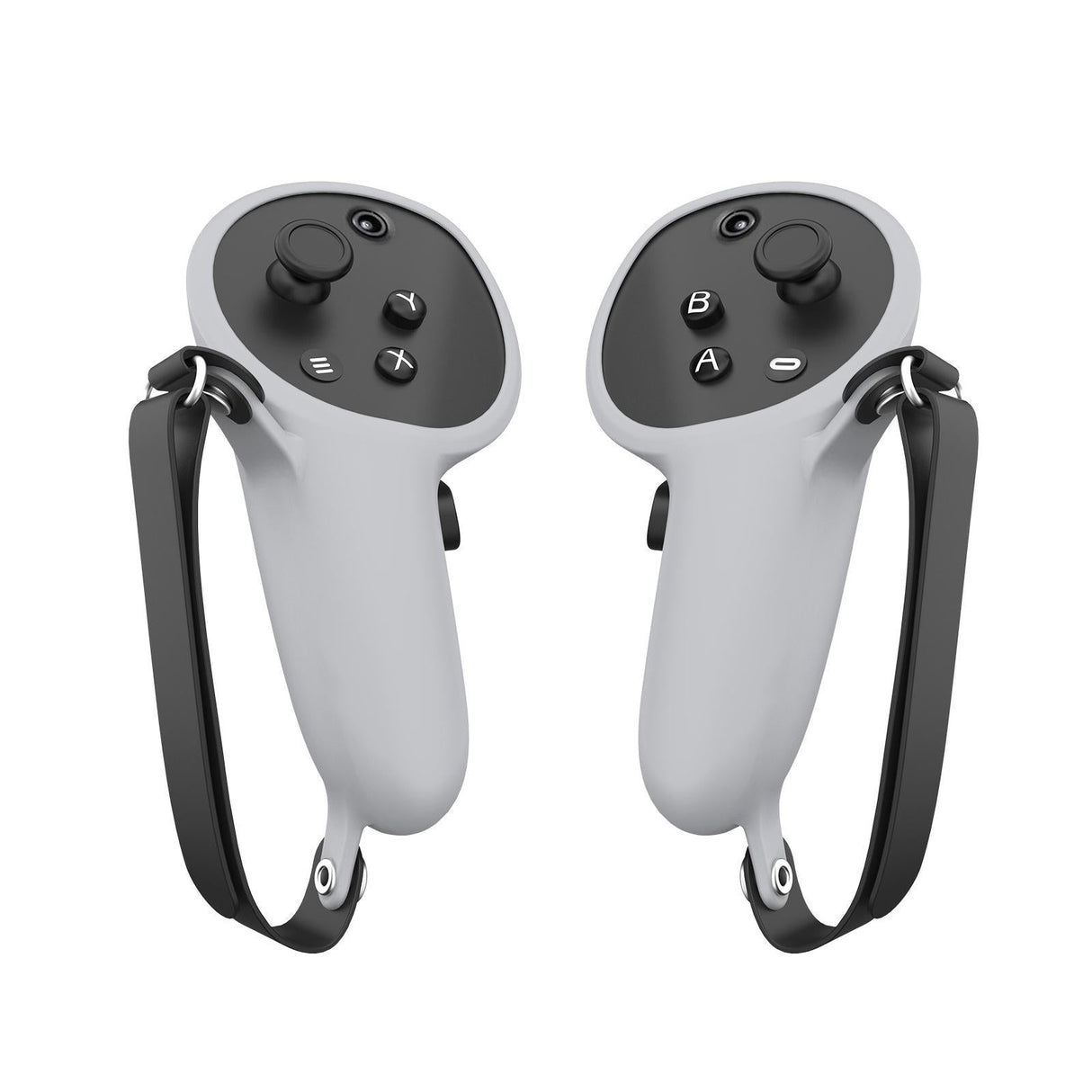 Pair of Silicone Vr Handle Cases for Meta Quest Pro - Black