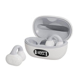 Wireless Clip-on Earphones with Charging Case - Black + Green - Extra Image