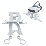 Universal Vr Headset Stand for Meta Quest 2 - Display your Device - Black - Front View