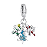 925 Sterling Silver Gingerbread Man Pendant Scc2914 - Front View