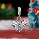 925 Sterling Silver Gingerbread Man Pendant Scc2914 - Rear View