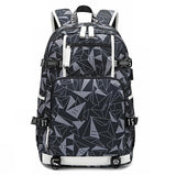 Student Thermal Backpack - Lightweight & Durable - Printed Red - Front View