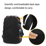 Student Thermal Backpack - Lightweight & Durable - Printed Red