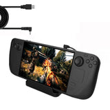 Steam Deck Console Holder + Charging Cable Set 2 Pcs - Front View