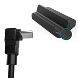 Steam Deck Console Holder + Charging Cable Set 2 Pcs - Side View