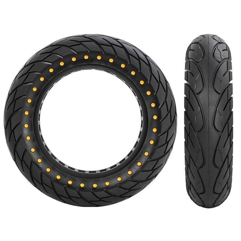 10x2.5 Inflatable Honeycomb Solid Run-flat Tire for Electric Scooter - Blue - 44Mm Slot Blue