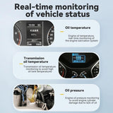 Vehicle Obd Head Up Display Multi Function Instrument For Oil Temp & Gearbox Monitoring - S100 - Low Angle