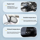 Vehicle Obd Head Up Display Multi Function Instrument For Oil Temp & Gearbox Monitoring - S100