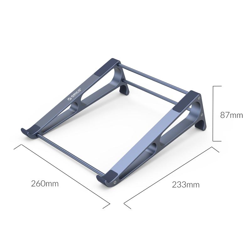 Vertical Laptop Storage Holder - Grey Multi-functional