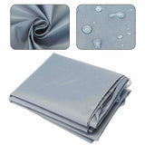 2m Waterproof Retractable Canopy Awning Cover for Outdoor Patio - Dustproof Protection - Black