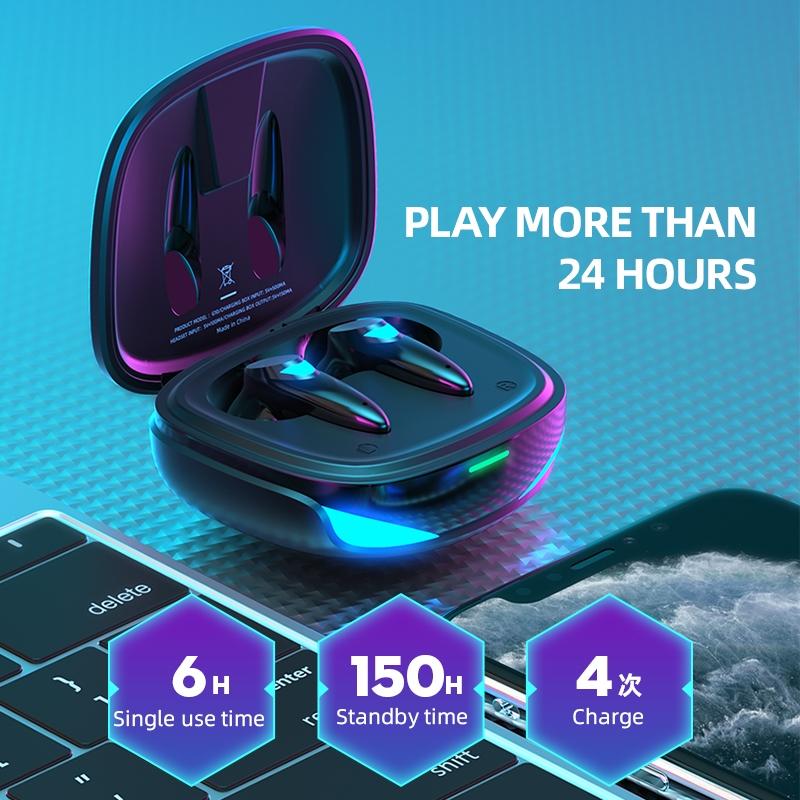 True Stereo Touch Bluetooth Earphones - G10 Tws 5.2 - White