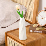 Minimalist Living Room Dried Flower Vase Decor - Rose Pink - Rear View